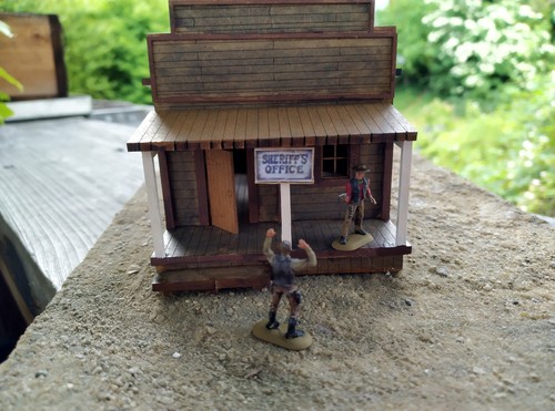 Diorama sheriff office - diorama,