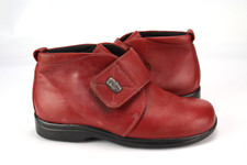 Ladysko Gr.6 Damen Stiefel Stiefeletten Boots Winter Leder Rot TOP E 689