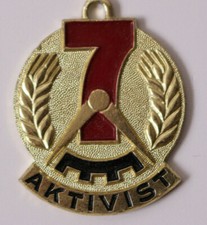 Anhänger "Aktivist 7 Jahresplan"