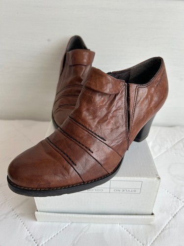 Leder stiefelette stiefel - leder,