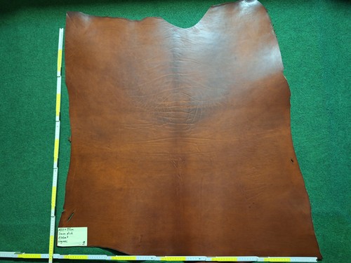 Blankleder cognac 3mm dick - blankleder,