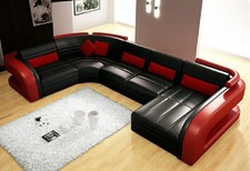 LEDERSOFA WOHNLANDSCHAFT COUCH