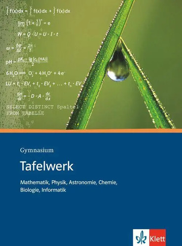 Tafelwerk mathematik physik - tafelwerk, mathematik,