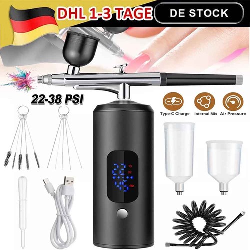Airbrush set spritzpistole mit - airbrush,