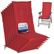 8x Sitzkissen Polster Auflage