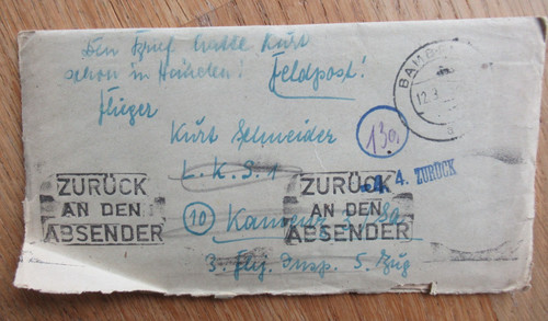 Interessanter feldpostbrief - interessanter,
