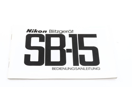 Nikon speedlight 15 - nikon,