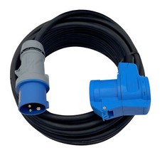 CEE Campingkabel 16A MENNEKES Stecker und Winkelkupplung H07RN-F 3x2,5mm² 5-25m