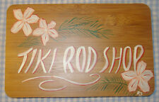 TIKI ROD SHOP - Holzschild, Schild 22 x 14cm *handmade*