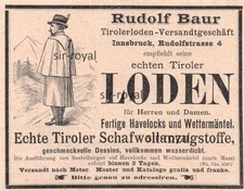 Tiroler Loden Reklame - Rudolf