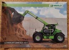Prospekt vom Merlo Schwerlast-Lader 50.8 + 45.11 aus 2017 -deutsch- TOP-Zustand