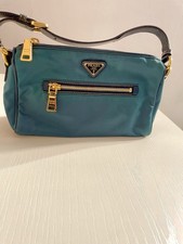 Prada Umhängetasche grün türkis Nylon - authentisch, Top Zustand