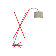 Nowodvorski-Lighting Bogenlampe Alice Standleuchte Stehleuchte SIEHE TEXT/FOTO