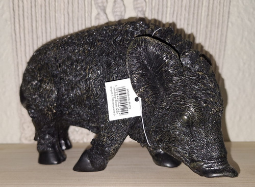 Dekofigur wildschwein eber - wildschwein,