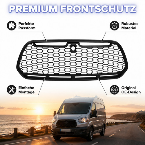 Sport frontgrill ohne - sport, logo