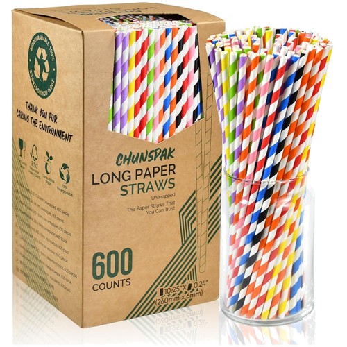 Papier trinkhalme bunte einweg - papier,