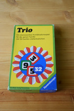Trio Ravensburger 1974 Gesellschaftsspiel Familienspiel Legespiel Rechenspiel 