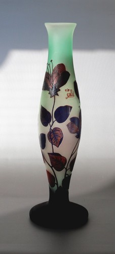 Cameo vase tip gallé pate - gallé,,