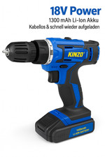 Kinzo Powertools Akkuschrauber