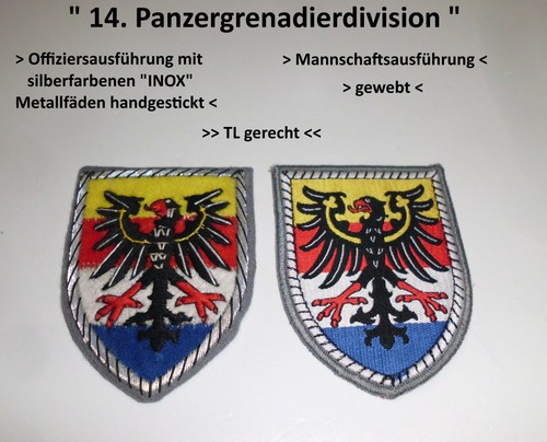 Panzergrenadierdivision - ", 14.