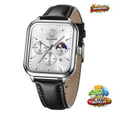 Chronograph leder Herren