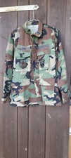 US Army Bluse Hemd Feldbluse Feldhemd Feldjacke Jacke woodland gebr.