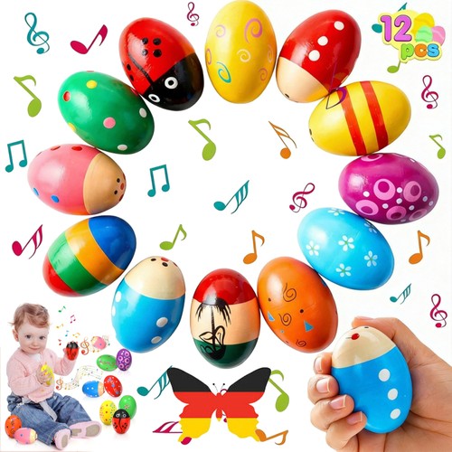 12x hölzerne eierschüttler - 12x,