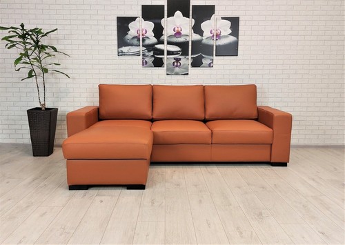Echtleder ecksofa 245x156cm - ecksofa,