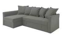 Brandneu IKEA HOLMSUND Bezug für Eckschlafsofa, Borgunda dunkelgrau, 205.522.36