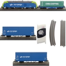 Tillig 01400 Einsteigerset-Güterzug mit Bettungsgleisoval der PKP VI TT Neu