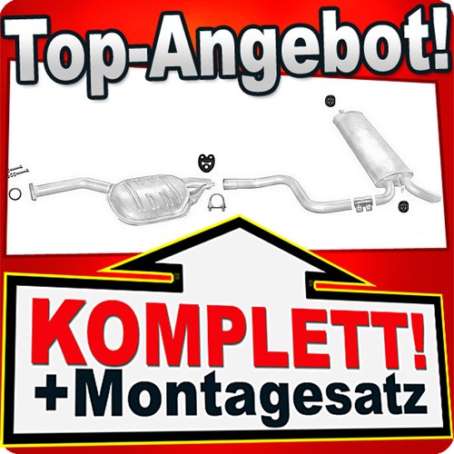 Auspuff für mercedes - für,