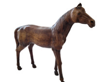 Lebensgroßes dekoratives Leder Pferd-/Hengst