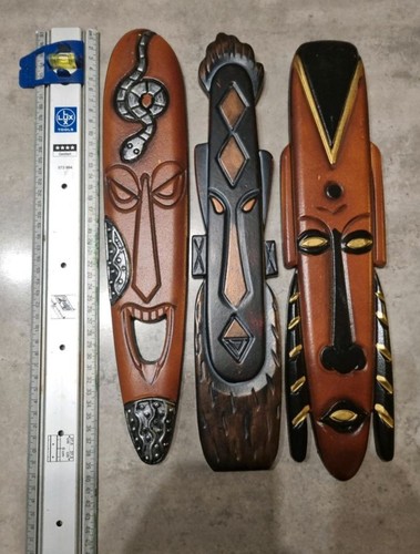 Afrikanische wanddeko aus holz - wanddeko,
