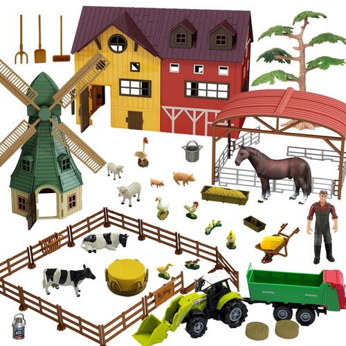 Bauernhof spielzeug set mit - spielzeug,