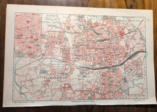 Historischer stadtplan 1905 - um,