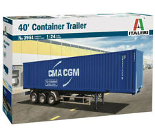 Italeri 3951 LKW Anhänger Container Auflieger 40Ft 1:24 Model Kit Bausatz