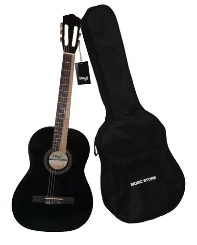 Stagg scl50 blk gitarre - 4/4,