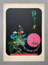 Alte Lithographie signiert