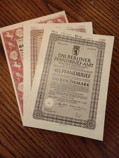 2 Pfandbriefe und 1