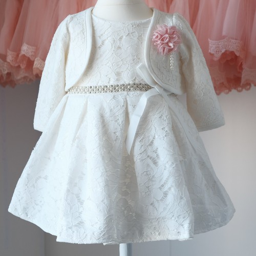 2tlg taufkleid mädchenkleid - taufkleid,