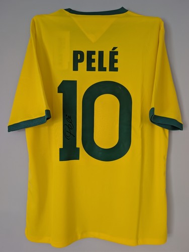 Pele signiertes brasilien - pele,