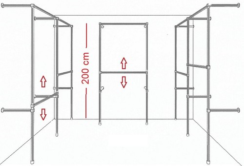 Begehberer kleiderschrank - begehberer,