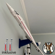 Wandhalterung Halterung Display passend für LEGO 10318 Icons Concorde