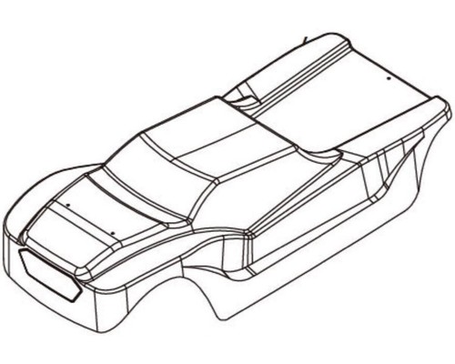 Absima pvc truggy karosserie - absima,