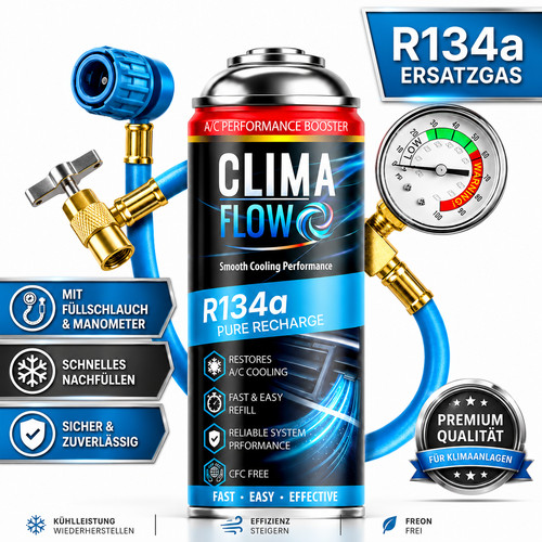 Kältemittel clima flow - clima, r134a