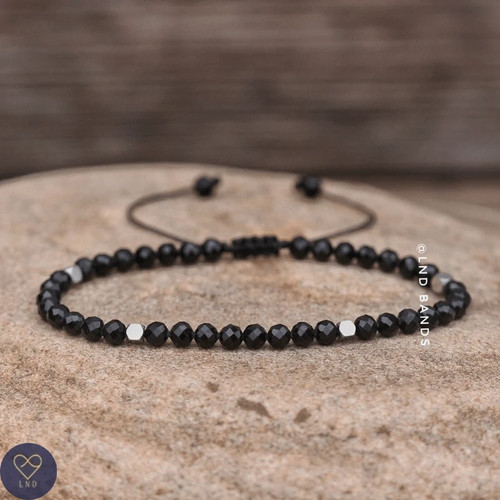 Schwarzes turmalin armband - turmalin,