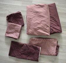 schöne 6tlg. Meradiso Bettwäsche für ein großes Bett bzw. Übergröße Bettbezug