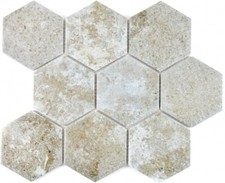 Mosaik Fliese Keramik grau