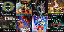 Sony PS1 Spiele Auswahl