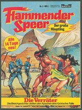 FLAMMENDER SPEER Nr. 2, Die Verräter, Die Gefangene der Komantschen  Bastei 1979